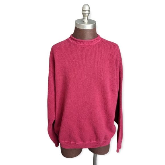 Tommy Bahama Other - Vintage Tommy Bahama Crew Neck 100% Cotton Red Sweater